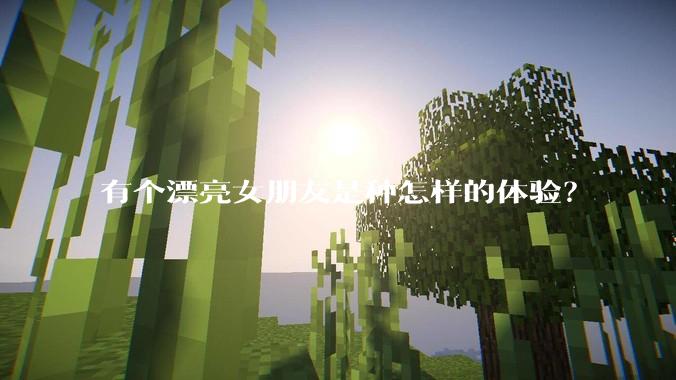 有个漂亮女朋友是种怎样的体验？