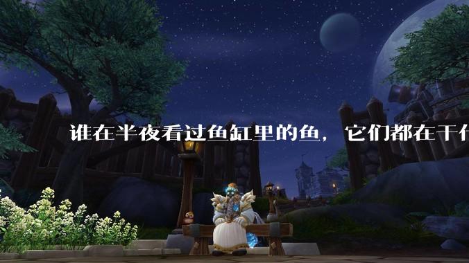谁在半夜看过鱼缸里的鱼，它们都在干什么？