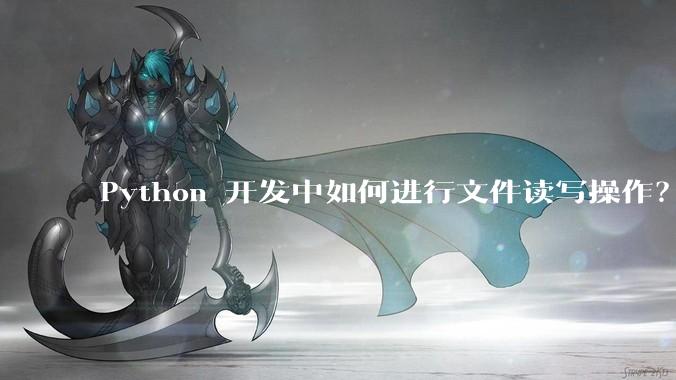 Python 开发中如何进行文件读写操作？